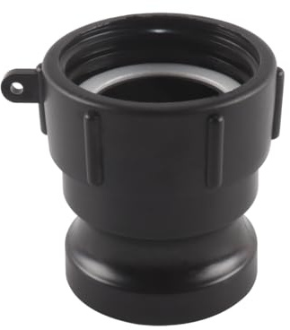 Hoite 1 Stück IBC-Lagertank-Adapter – 60 mm grobes Innengewinde auf 2 Zoll CAMLOCK-Stecker Typ C