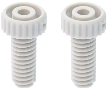2 Pcs. Adjustable Foot Tumble Dryer 00611942 Compatible with Bosch, Siemens, Neff, Balay, Viva – Device Support Foot, Base Foot 52mm Length, 27mm Rubber Diameter for Avantixx, Classixx Dryer Foot