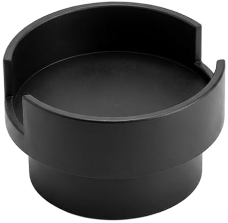 Striegro Couch Arm Cup Holder, Plastic Couch Cup Holder Adapter Spill-Proof Expanding Insert for Large Mugs, Fits 3.6-4in Drinks, Black.
