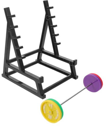 OUNONA 1 set Squat Rack penhållare, Mini Gym skivstångsställ penhållare sva