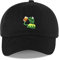 Raylarnia Herren marthasky Kermit der Frosch Tee Strapback Kappe nippen einstellbar schwarz
