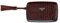 TRU VIRTU Kartenetui - Croco Bordeaux Tassel