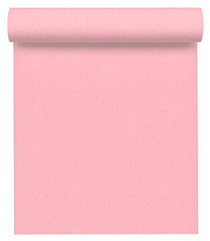 A.S. Création Vliestapete Chateau 5 Tapete Uni 10,05 m x 0,53 m metallic rosa Made in Germany 345073 34507-3