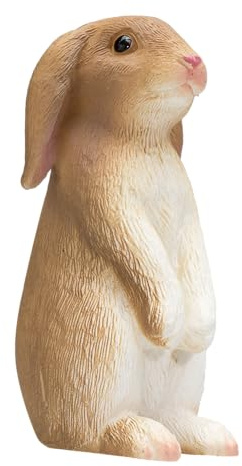 MOJO Figur sitzender Hase | handbemalte Spielfigur | Farmland-Kollektion | naturgetreu & sehr detailliert | Entworfen in Großbritannien