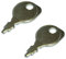 MasterPart Clés d’allumage universelles de tondeuse auto-portée– Lot de 2
