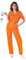 Fun Shack Kostüm Sträfling für Damen, Gefangene, Perfekt für Fasching und Karneval, S