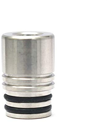 LITAO-EC, Metal Taste Tipo Vape Boquilla 510 Punta De Goteo para E-Cigarrillo 510 RTA RDTA Atomizador Fit Melo 3 Mini IJust S, Etc.,Sin Tabaco ni nicotina (Color : Plata)