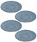 LEONARDO HOME 018603 MATERA Keramikuntertasse 11 cm blau 4er-Set, Keramik