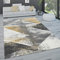 Paco Home Tappeto Salotto Moderno Pelo Corto Pastello Vintage Astratto Diversi Stili, Dimensione:200x290 cm, Colore:Giallo