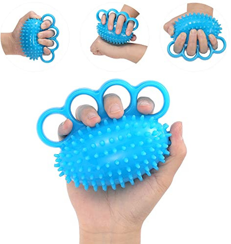 Handübungsball, Fingertherapieball – Griffstärkung, verbessert die Flexibilität, Quetschen, Stressbälle für Erwachsene, Stressabbau-Bälle, Widerstandskrafttrainer für das Handgelenk