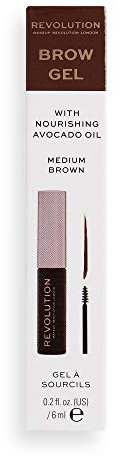 Revolution Beauty London, Brow Gel, Medium Brown,6ml