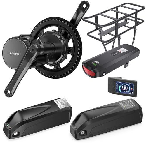Bafang BBS01B 36V 250W Kit di Conversione Bici Elettrica Bici Elettrica Motore Centrale Ebike Kit con Display LCD 800S e senza Batteria