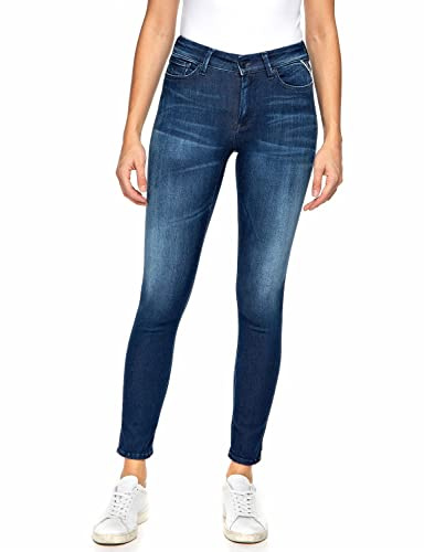 Replay Damen Luzien Forever Blue Jeans, 009 Medium Blue, 25W / 32L EU