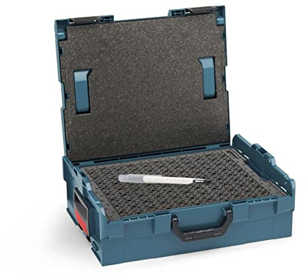 L Boxx 136 mit Schnitteinlage von Bosch Sortimo professional Blau • LBoxx 136 Koffersystem für optimale Lagerung von Werkzeugen • Sicherer Transport & Schutz dank L-Boxx System