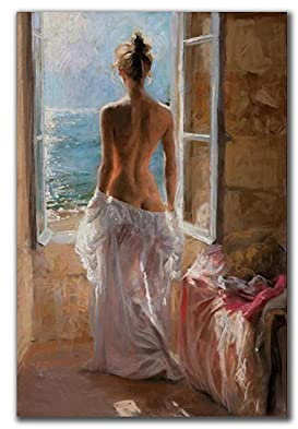 FTCAKET Wandbilder Bild Moderne Nackte Frau Leinwand Bild Poster & Kunstdrucke Quadros Bilder Für Wohnzimmer Home Wanddekoration 50X70Cm X1 Rahmenlos