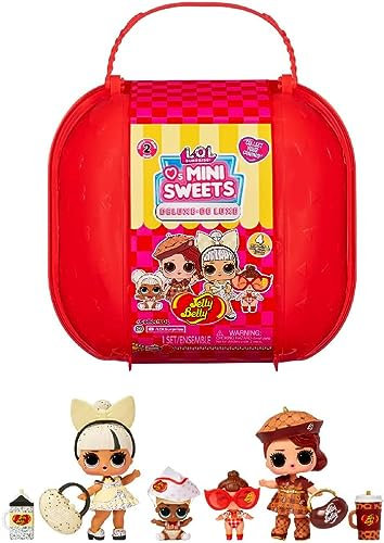 L.O.L. Surprise! Loves Mini Sweets Deluxe Series 2 with 4 Dolls, Accessories, Limited Edition Dolls, Candy Theme, Jelly Belly Theme, Collectible Dolls- Great Gift for Girls Age 4+