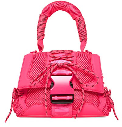 Steve Madden Damen Top Handle Diego Crossbody mit Tragegriff Oben, neon pink