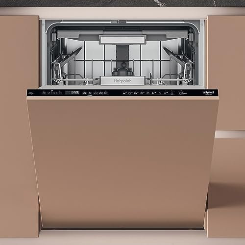 Lavastoviglie da incasso Hotpoint: grande capacità di carico, colore nero, - H7I HP40 L