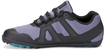 Xero Shoes Damen Mesa Trail WP Laufschuhe - Wasserdicht, Nullabsatz, Breite Zehenbox, Barfuß-Trail-Laufschuhe für Damen — Grisaille/Schwarz, Größe 37 EU