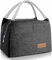 SLOSH Kühltasche für Mahlzeiten für Kinder, Männer, Frauen, Picknick, Arbeit, Mittagessen, Korb, Lebensmittel, isoliert, Box, Büro, wasserdicht, für Jungen und Mädchen (schwarz, 8 l)