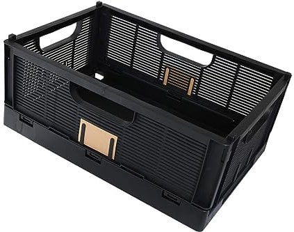 HOMELINE Klappbox Aufbewahrungsbox 50 x 33 cm schwarz Klapp- und stapelbar
