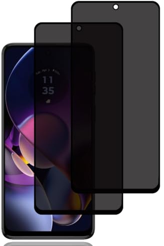Protector Pantalla de Privacidad para Motorola Moto G54/Moto G14 [2 Piezas] | Cristal Vidrio Templado Antiespia, Protector Pantalla, Dureza 9H, Sin Burbujas, Anti-Rasguños,Anti-Espía Protector Pantalla