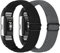 Janpso Elastisches Nylonband, nur kompatibel mit Fitbit Charge 2, Ersatz-Gürtel aus Nylon, elastisch, verstellbar, für Männer und Frauen
