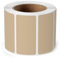 YIKIADA Khaki Thermoetiketten Vinyl 25 × 50 mm Rolle Rechteckig Selbstklebend Adressaufkleber Wasserdicht Aufkleber für Name Barcode QR Code DIY 500 Stück