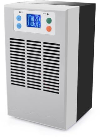 VBVARV 30L Refroidisseur D'aquarium 100 W Chauffage pour Le Système Hydroponique Chauffage De Refroidissement du Compresseur