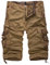 Shorts et Bermudas Homme Sport Vintage Bouton Classique Couleur Uni Pantacourt Sport Homme Ete Slim Mode Outdoor Pas Cher Bermuda Fete des Peres Pantacourt Cargo Homme Kaki L