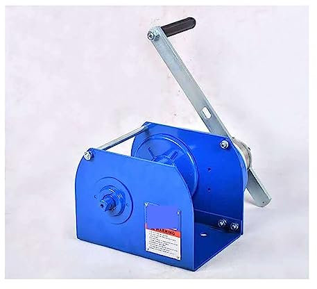 USKI Verricello Elettrico Verricello Manuale Verricello Pesante autobloccante a Due Vie 0,5/1/2 tonnellate Gru Piccolo Trattore Gru(2T)