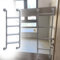 Escalera para montaje en pared de cama, tubo de metal fuerte, fácil instalación, decoración del hogar y estantes, escalada segura, escaleras asentadas