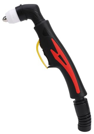 80A Plasmaschneider-Brennerkopf, Plasmaschneider-Brennerkopf mit Kleiner Thermischer Verformung und Anschlüssen Zum Schweißen (Rötlich Schwarz)