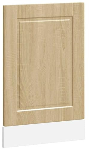 vidaXL Panel para lavavajillas Porto Madera contrachapada Roble Sonoma
