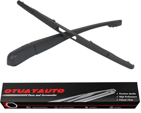 OTUAYAUTO Heckscheibenwischer Kompatibel mit Peugeot 106 95-05, Peugeot 206 98-09, Peugeot 206+ 09-13, Scheibenwischer Hinten Wischerarm mit Wischerblätter, Länge: 350mm