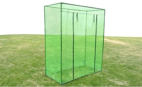 Juroupi Gewächshaus Stahlrahmen PVC Green Box Indoor Garten GewäChshaus Indoor