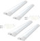 papasbox 4 Stück LED Leuchtstoffröhre 90cm | Feuchtraumleuchte Röhre 30W LED Deckenleuchte Lampe | 4500K Neutralweiß Leuchtstofflampe für Keller Werkstatt Garage Küche