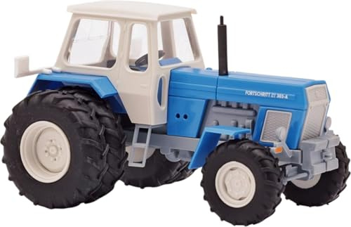 54204 H0 Traktor Fortschritt ZT 303 mit Doppelbereifung, Blau