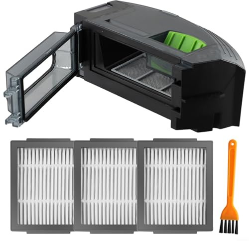 Glomc Poubelle de rechange pour aspirateur Roomba I et J Series (i1+, I3+, I4+, I6+, I7+, I8+) avec élimination automatique de la saleté, accessoire d'aspirateur haute capacité