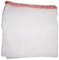 10x Large Heavy Duty White Dish Cloth with Red Border