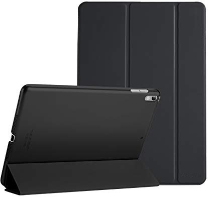 ProCase for iPad Air 3rd 10.5 2019 / iPad Pro 10.5 2017 Case, Ultra Slim Lightweight Cover with Translucent Back for iPad 10.5 Inch -Black