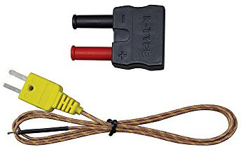 Thermoelement, Typ K, Hochtemperatur-Thermoelement, misst 0 bis 480 Grad Celcius, mit Adapter, Klein Tools 69142