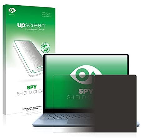 upscreen Privacy Screen Protector compatible with Microsoft Surface Laptop Go - Anti-Spy Screen Protection