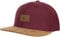 Reell Suede Snapback Cap (one Size, Maroon)