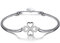 Viwind Armband Damen 925 Sterling Silber Armbänder Glücksbringer Glücksarmband Funkeln Kubischen Zirkonia für Frauen und Mädchen 24cm Einstellbar Handgewebtes Armbänder mit Geschenkbox
