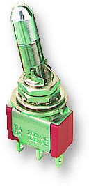 Schalter, DPDT, Verriegelungs-Kippschalter | Kippschalter, 1 x Menge – 7201K2KQE