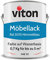 Viton Möbellack - 0,7 Kg - Seidenmatt Blau - Möbelfarbe auf Wasserbasis - RAL 5015 Himmelblau