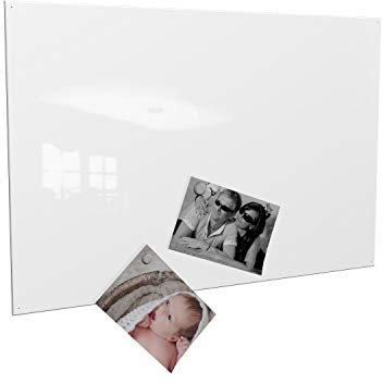 Magnettafel Magnetwand (verschiedene Größen und Farben) inklusive 10 Magnete - Made in Germany (60 x 90 cm, weiß)