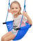 SFITVE kinderschaukel Outdoor,Handgestrickter Bequem und Atmungsaktiv Kinder Schaukelsitz,Höhenverstellbar Schaukel für Outdoor, Indoor, Garten,Spielplatz, Hinterhof Ideal(Color:blau)
