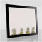 Colorello Deluxe Bilderrahmen Posterrahmen 60x85 cm Standard Formate Schwarz Matt RW Weiss Kunstglas Antireflex